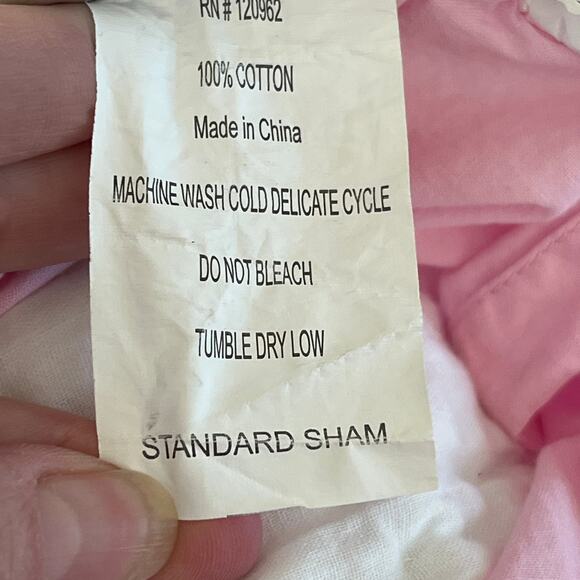 The Company Store Ballet Class Standard Pillow Sham Pink Ballerinas - Picture 4 of 4